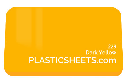 Dark Yellow Perspex Sheet