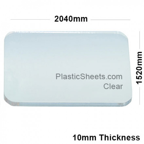 10mm Clear Acrylic Sheet 2040 x 1520