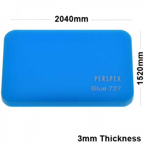 3mm Light Blue Acrylic Sheet 2040 x 1520