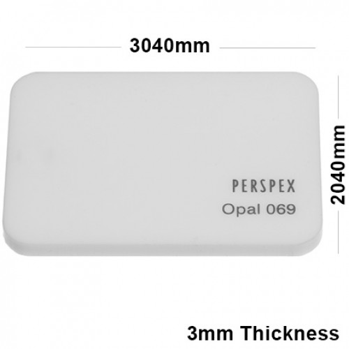 3mm Opal Acrylic Sheet 2040 x 3040