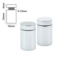 Stand Off Wall Mount 25mm x 25mm-Satin