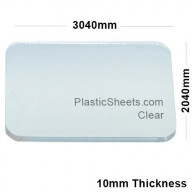 10mm Clear Acrylic Sheet 2040 x 3040