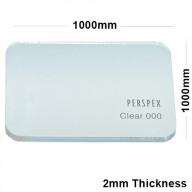 2mm Clear Acrylic Sheet 1000 x 1000