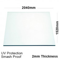 2mm Clear Polycarbonate Sheet 2040 x 1520