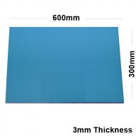 3mm Blue Acrylic Mirror Sheet 600 x 300