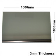 3mm Silver Acrylic Mirror Sheet 1000 x 1000