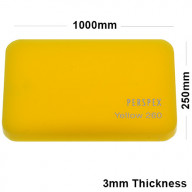 3mm Yellow Acrylic Sheet 1000 x 250