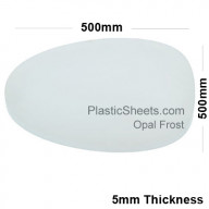5mm Opal Frosted Acrylic Sheet 500 x 500