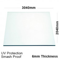 6mm Clear Polycarbonate Sheet 2040 x 3040